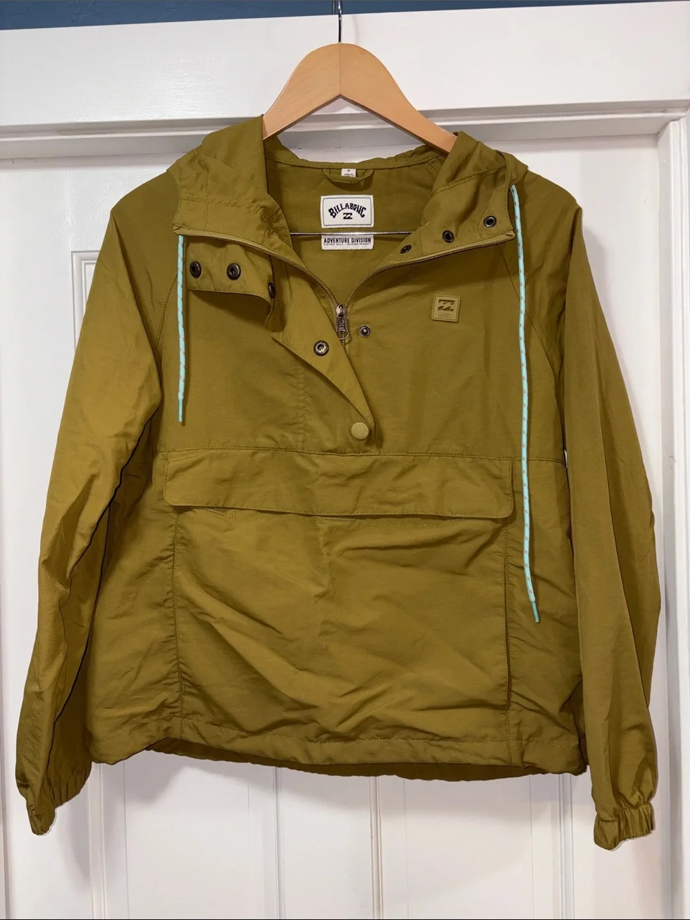 Billabong Olive Green Hooded Pullover